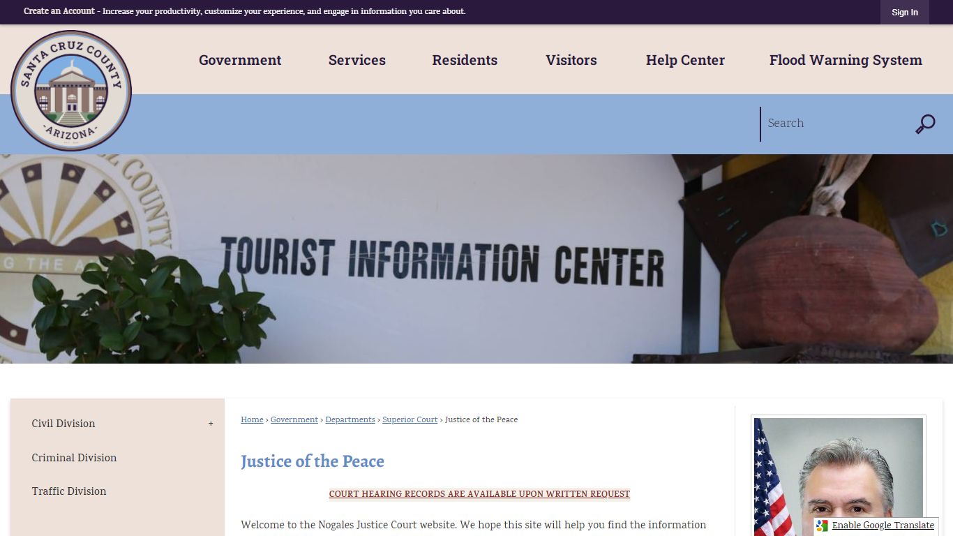Justice of the Peace | Santa Cruz County, AZ - Official Website